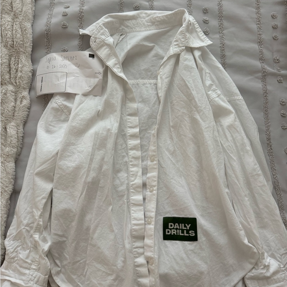 Daily Drills Logo Button Down Shirt